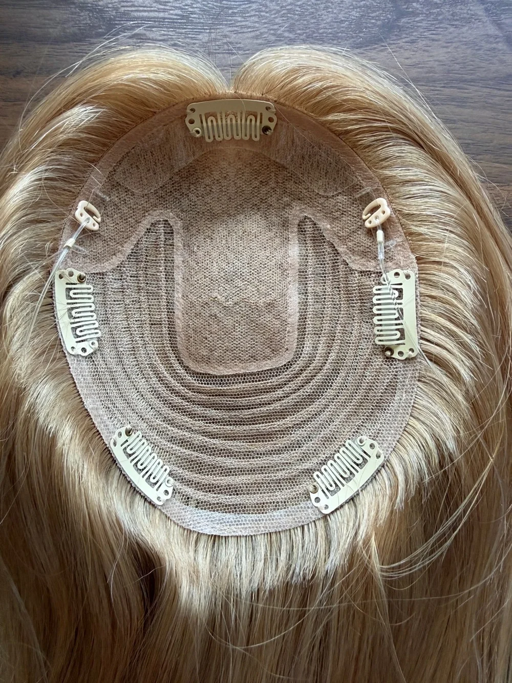 Luxy Hair 14" Dirty Blonde Hair Topper (65g) - Picture 2 of 13